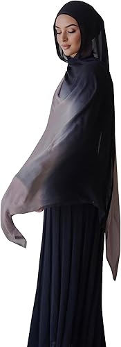 Ombre Modal Hijab Scarf for Women Muslim, Soft Lightweight Headscarf – Image 3