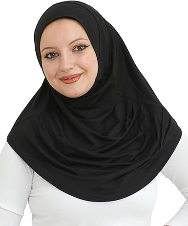 Prien Plain Ready To Wear Hijab for Women, Muslim Instant Turbans, Soft Jersey Scarf, Islamic Clothes, Long Hijabs, Abaya